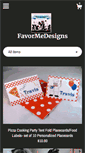 Mobile Screenshot of favormedesigns.com
